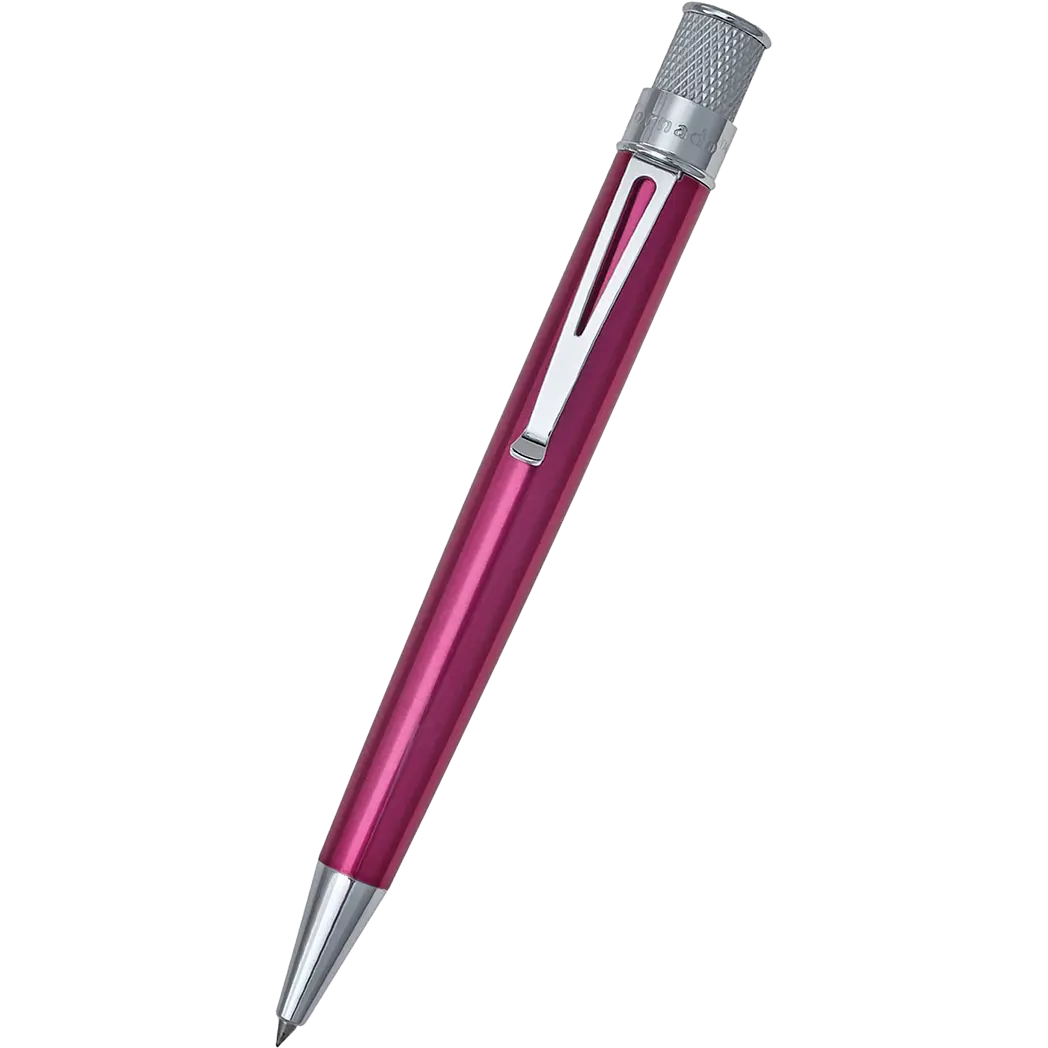 Retro 51 Tornado Classic Lacquer Pink Rollerball Pen-Pen Boutique Ltd