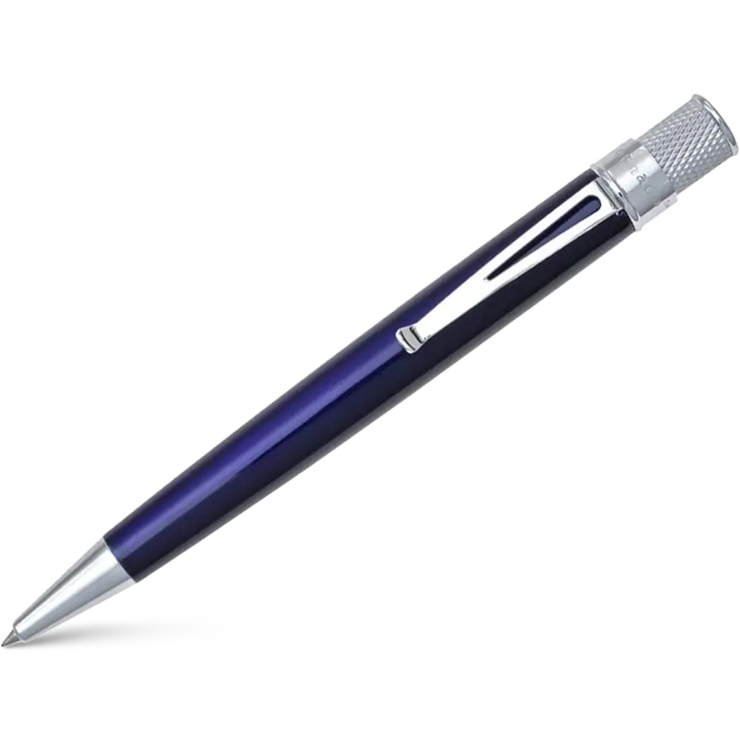 Retro 51 Tornado Classic True Blue Rollerball Pen-Pen Boutique Ltd