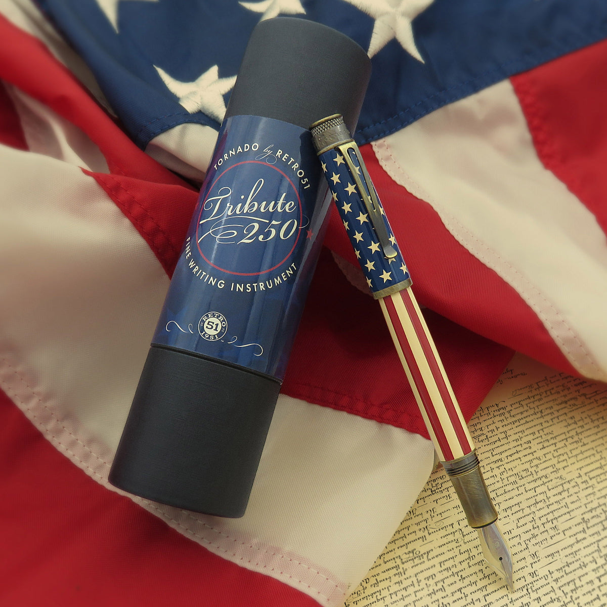 Retro 51 Tornado Fountain Pen - Tribute 250 (Limited Edition)-Pen Boutique Ltd