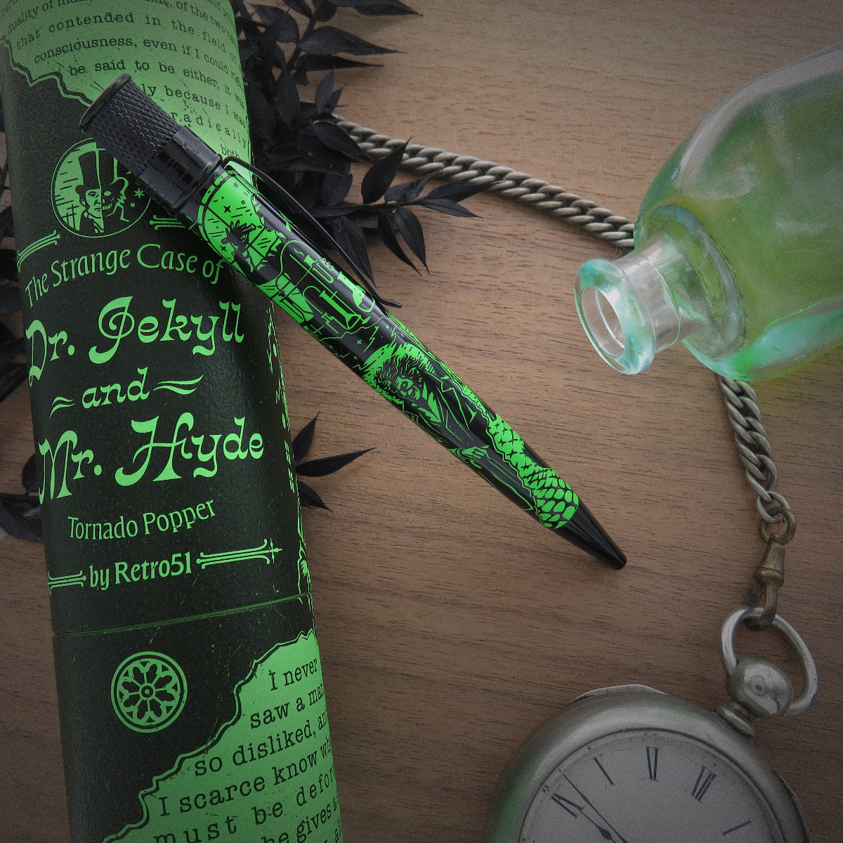 Retro 51 Tornado Popper Rollerball Pen - Dr. Jekyll & Mr. Hyde-Pen Boutique Ltd