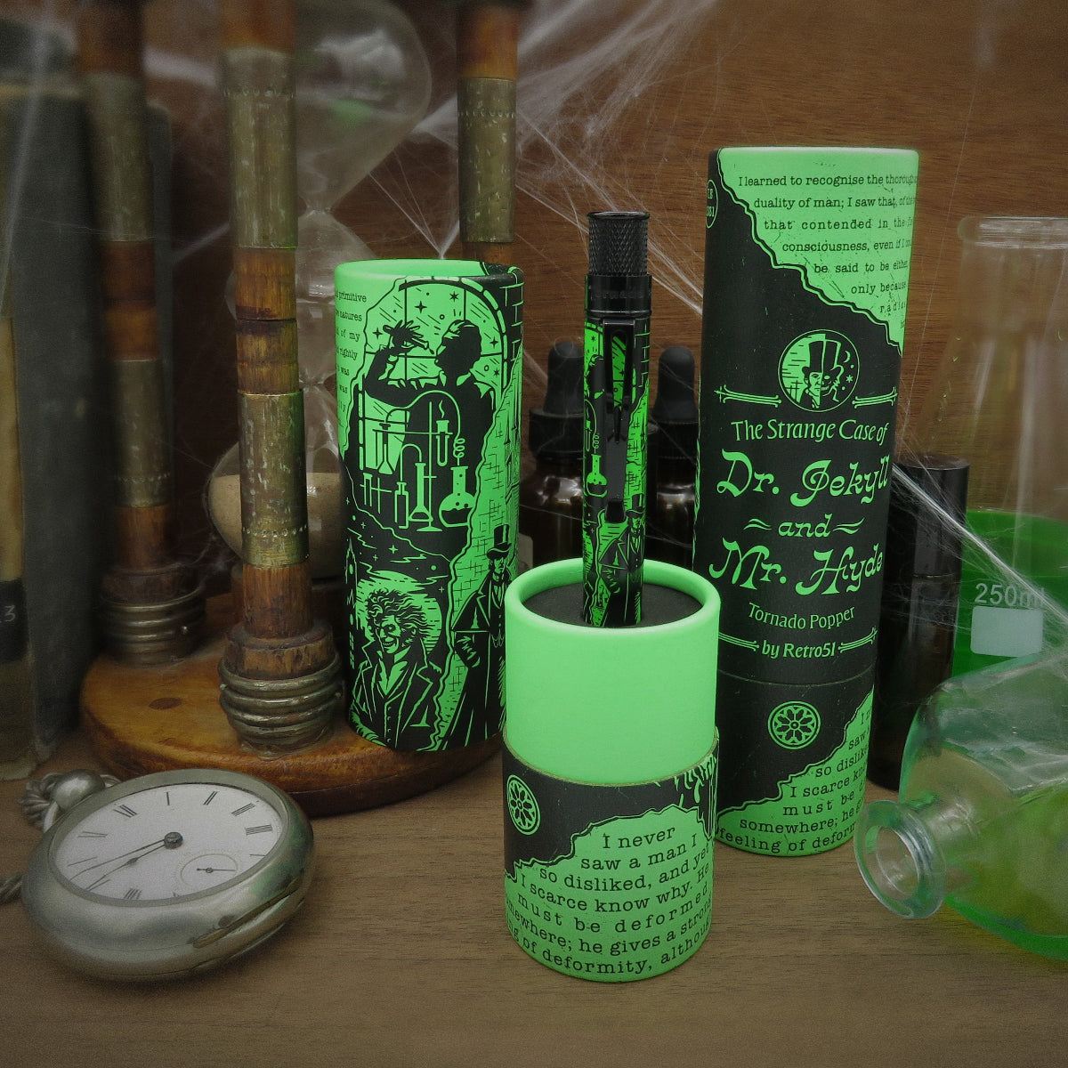 Retro 51 Tornado Popper Rollerball Pen - Dr. Jekyll & Mr. Hyde-Pen Boutique Ltd