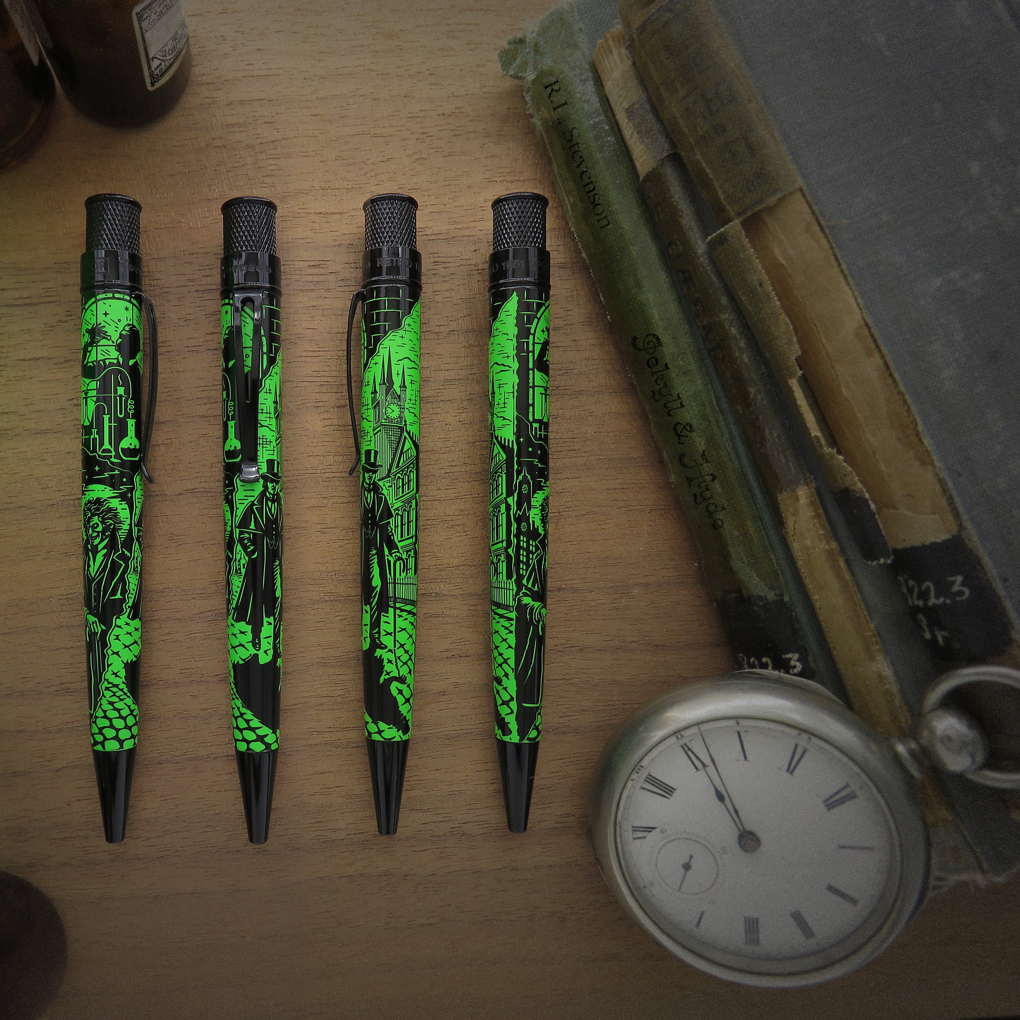 Retro 51 Tornado Popper Rollerball Pen - Dr. Jekyll & Mr. Hyde-Pen Boutique Ltd