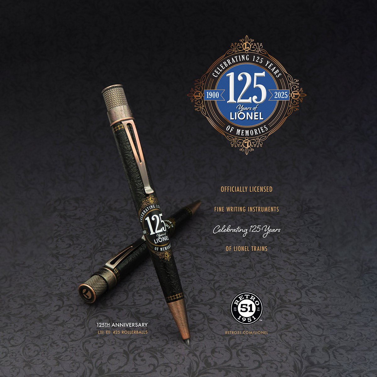Retro 51 Tornado Rollerball Pen - Lionel Trains 125th Anniversary (Limited Edition) - Pen Boutique Ltd
