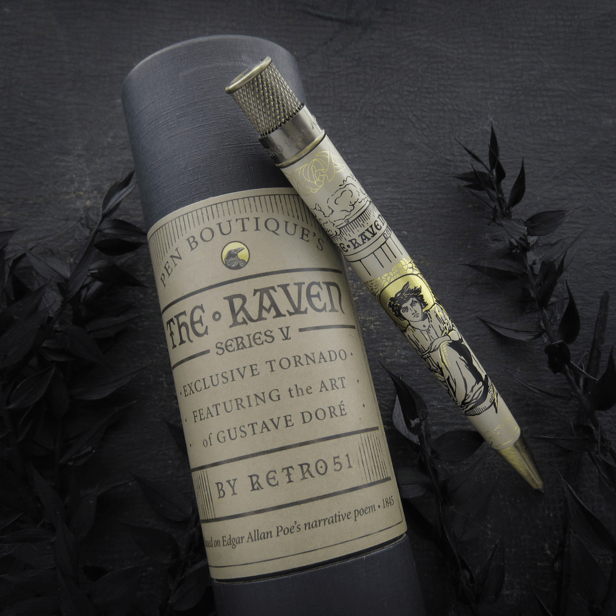 Retro 51 Tornado Rollerball Pen – Raven 5 (Pen Boutique Exclusive) Limited Edition - Pen Boutique Ltd