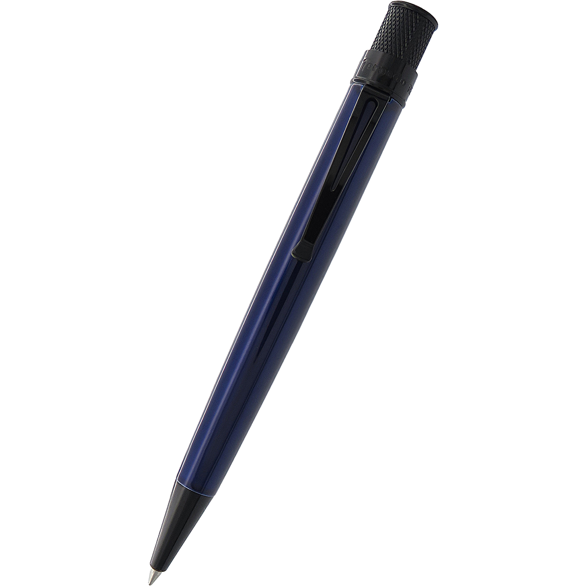 Retro 51 Tornado Rollerball Pen - Stealth Blue Black-Pen Boutique Ltd