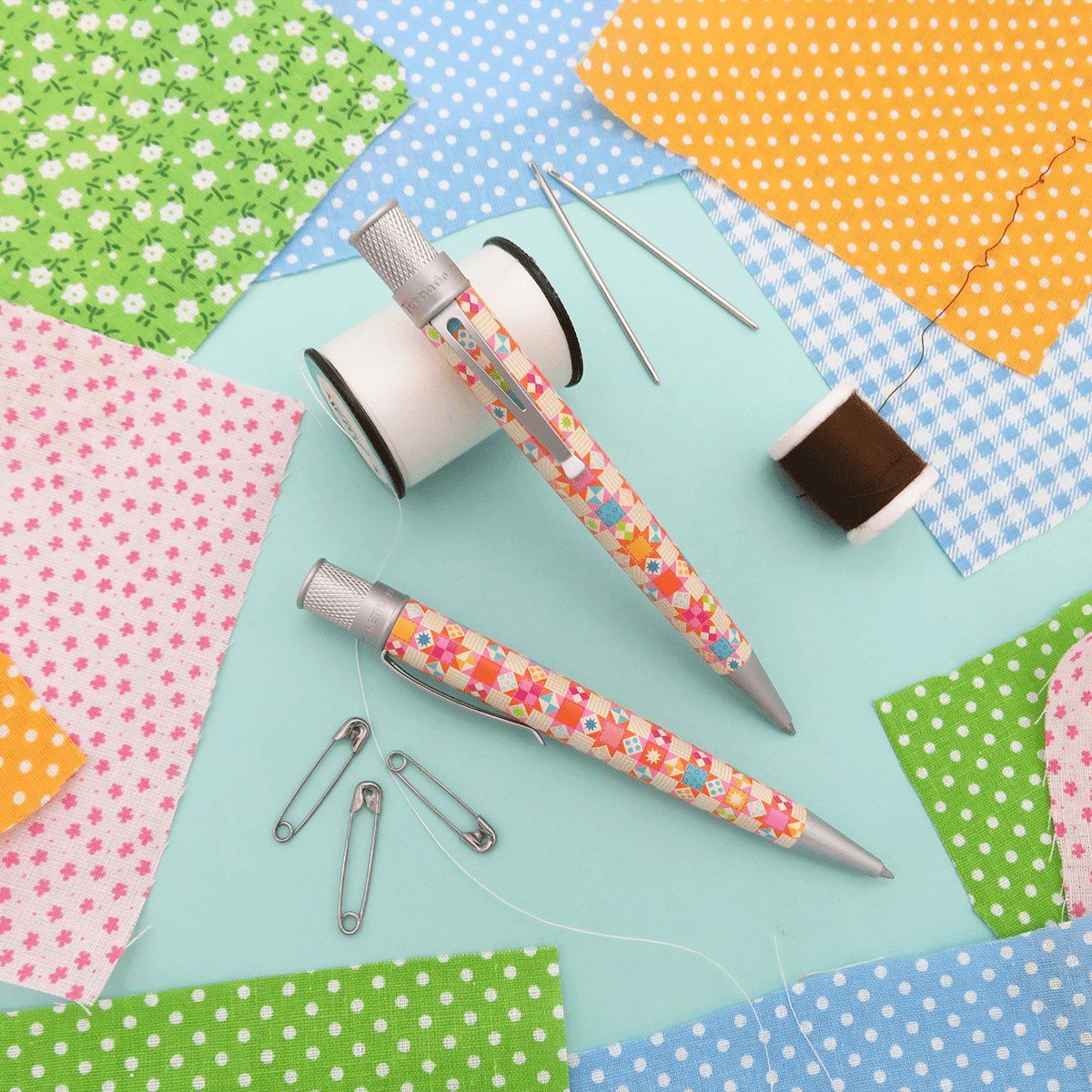 Retro 51 Tornado Rollerball Pen - Vintage Metalsmith - Patchwork - Pen Boutique Ltd