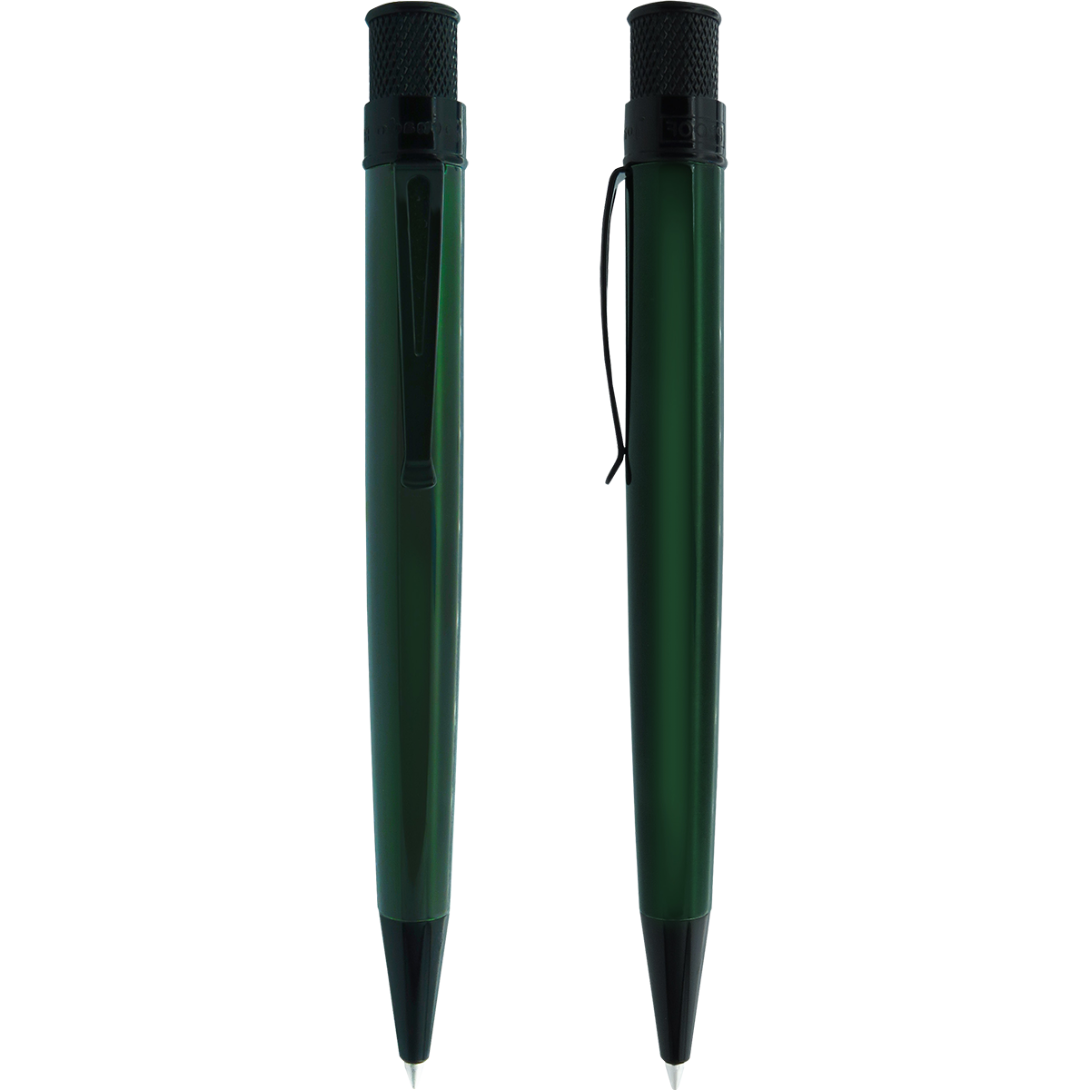 Retro 51 Tornado Stealth Lacquers Rollerball Pen - Emerald Green-Pen Boutique Ltd