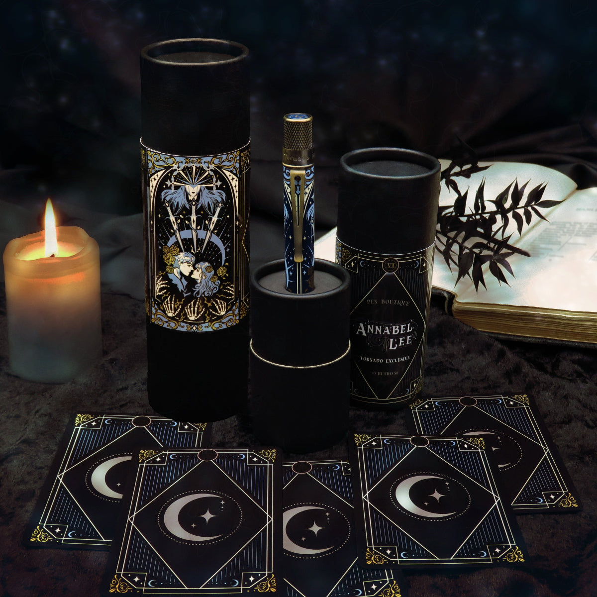 Retro 51 x Pen Boutique Tornado Rollerball Pen - Annabel Lee (Limited Edition)-Pen Boutique Ltd