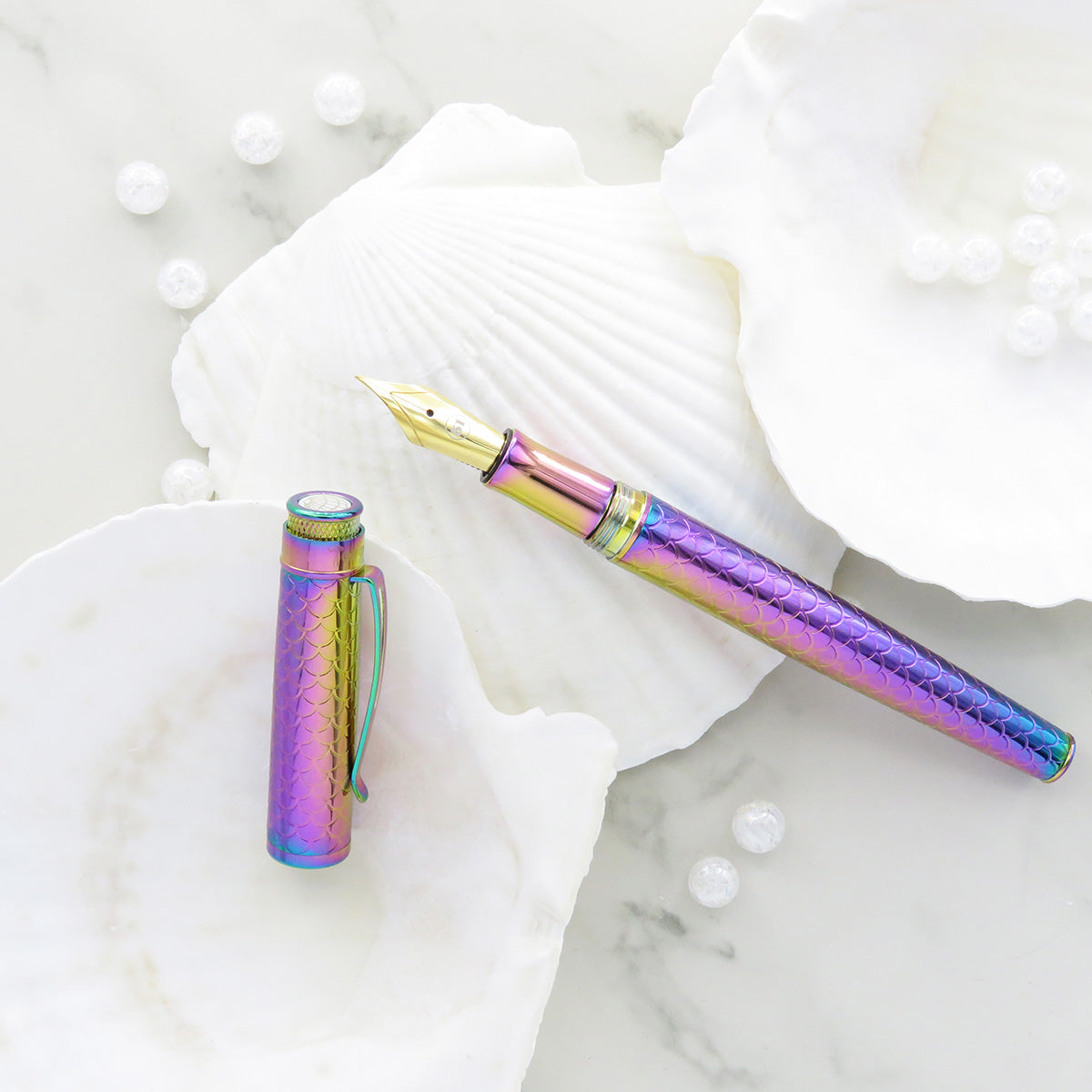 Retro 51 Tornado Popper Fountain Pen - Mermaid (Limited Edition)-Pen Boutique Ltd