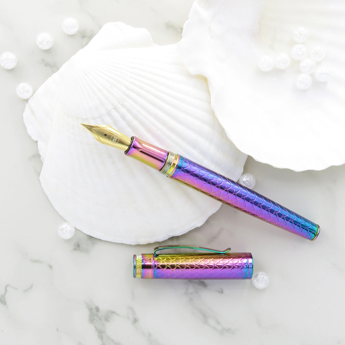 Retro 51 Tornado Popper Fountain Pen - Mermaid (Limited Edition)-Pen Boutique Ltd