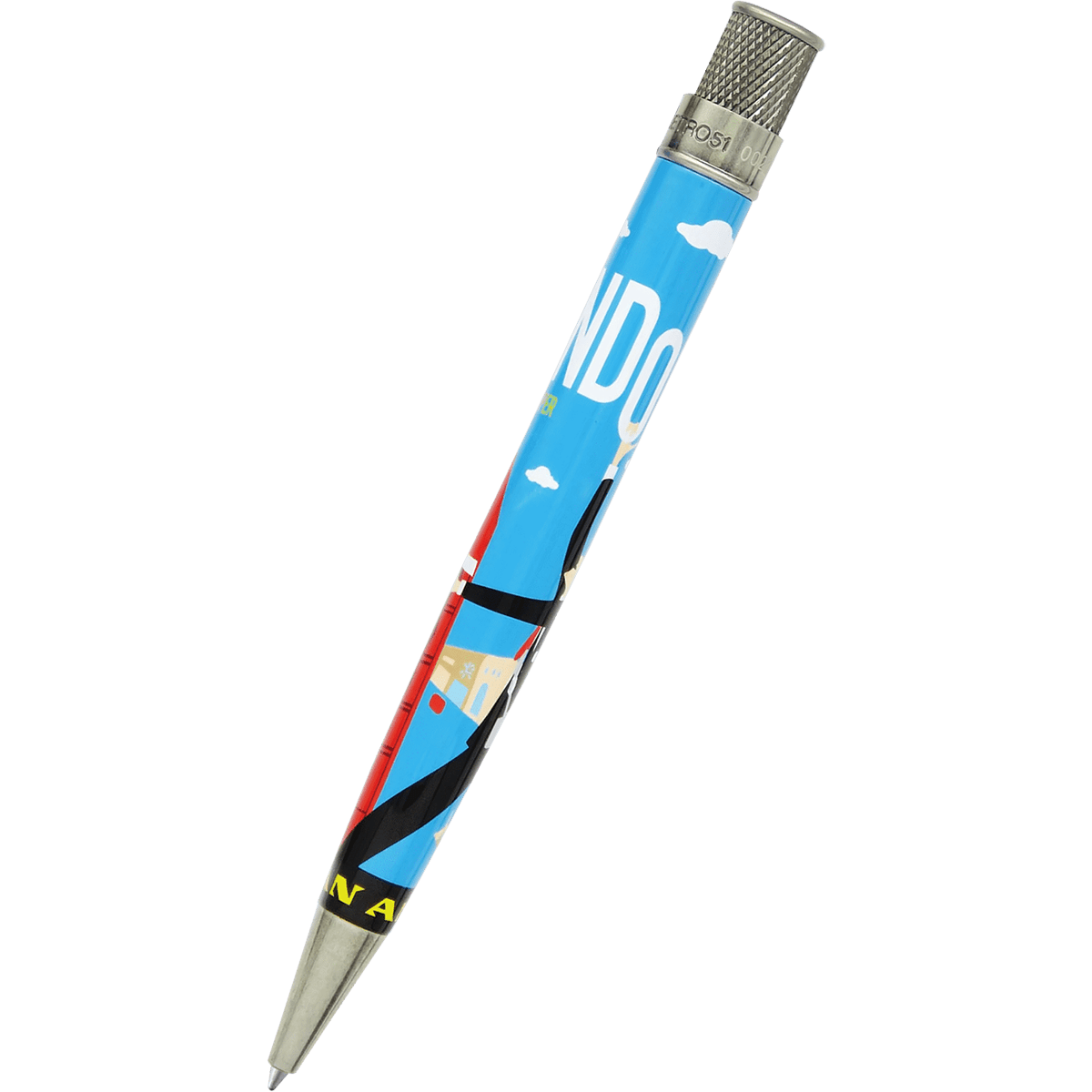 Retro 51 Tornado Rollerball Pen - Pan Am London Poster - Pen Boutique Ltd