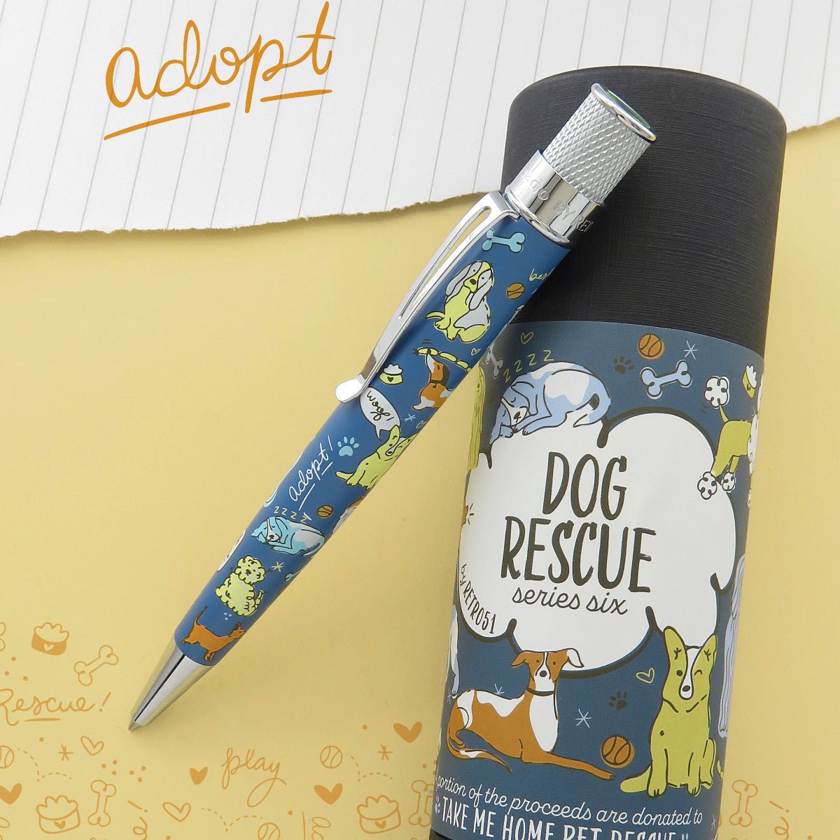 Retro 51 Tornado Ballpoint Pen - Dog Rescue (Series 6) - Pen Boutique Ltd