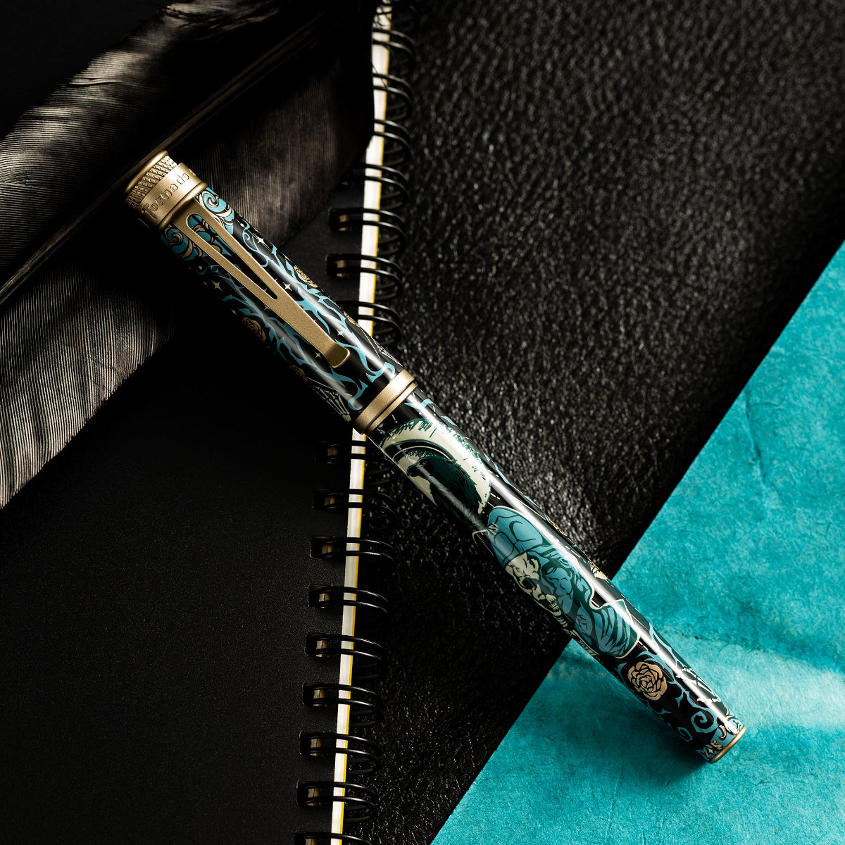 Retro 51 Tornado Fountain Pen - Raven 4 (Pen Boutique Exclusive)-Pen Boutique Ltd