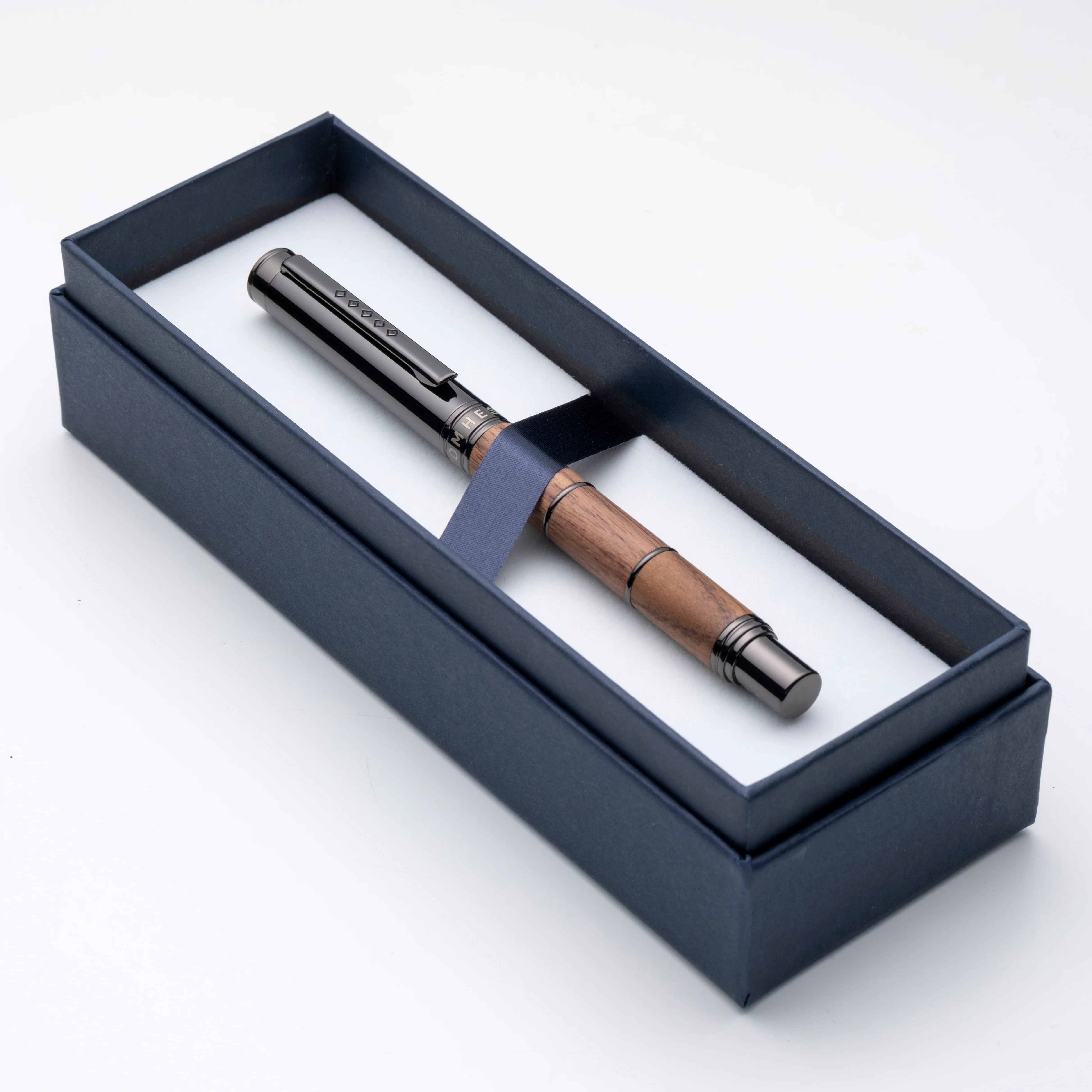 Tom Hessin Revolution Rustic Mechanical Pencil – Walnut & Gunmetal - Pen Boutique Ltd