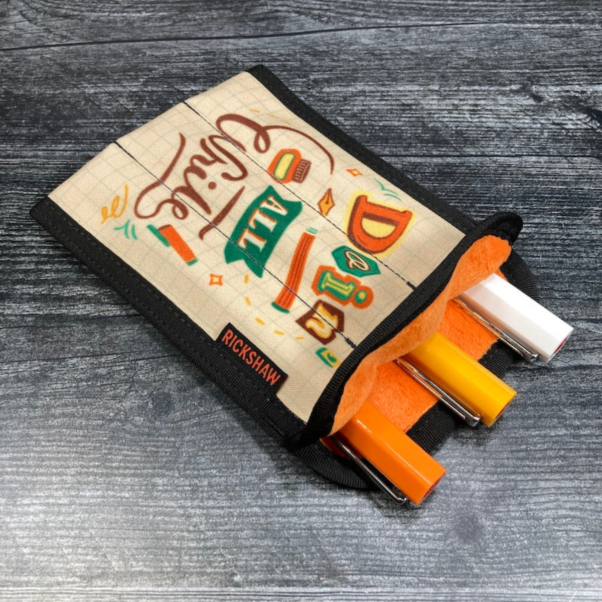 Rickshaw 3 Pen Coozy Pen Case - Doin' All Write - Long-Pen Boutique Ltd