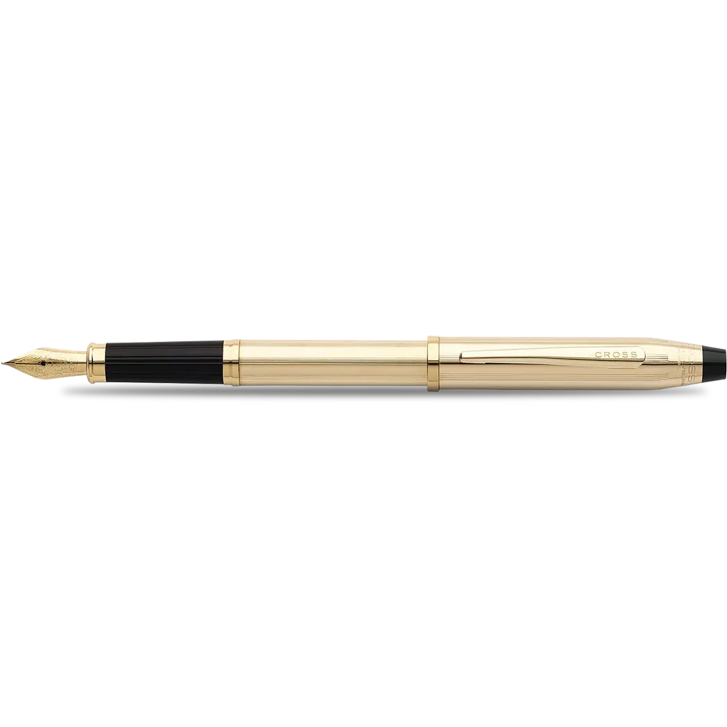 Cross Century II 10K Filled/Rolled Fountain Pen - Gold-Pen Boutique Ltd