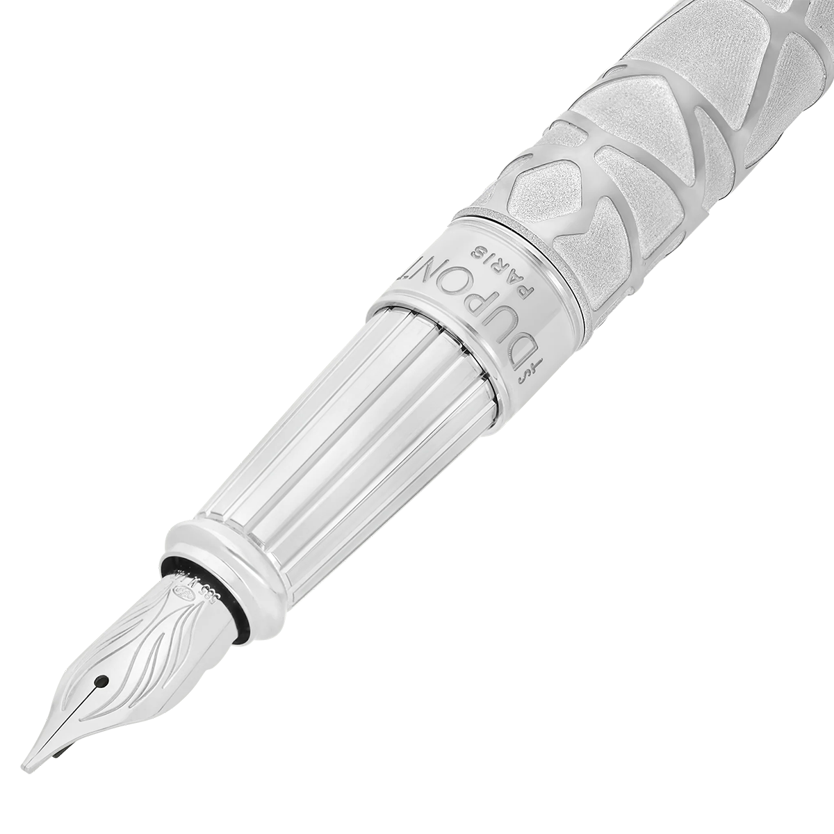 S T Dupont Line D Eternity Fountain Pen - Limited Edition - Orlinski Silver - Palladium Trim (Large)-Pen Boutique Ltd