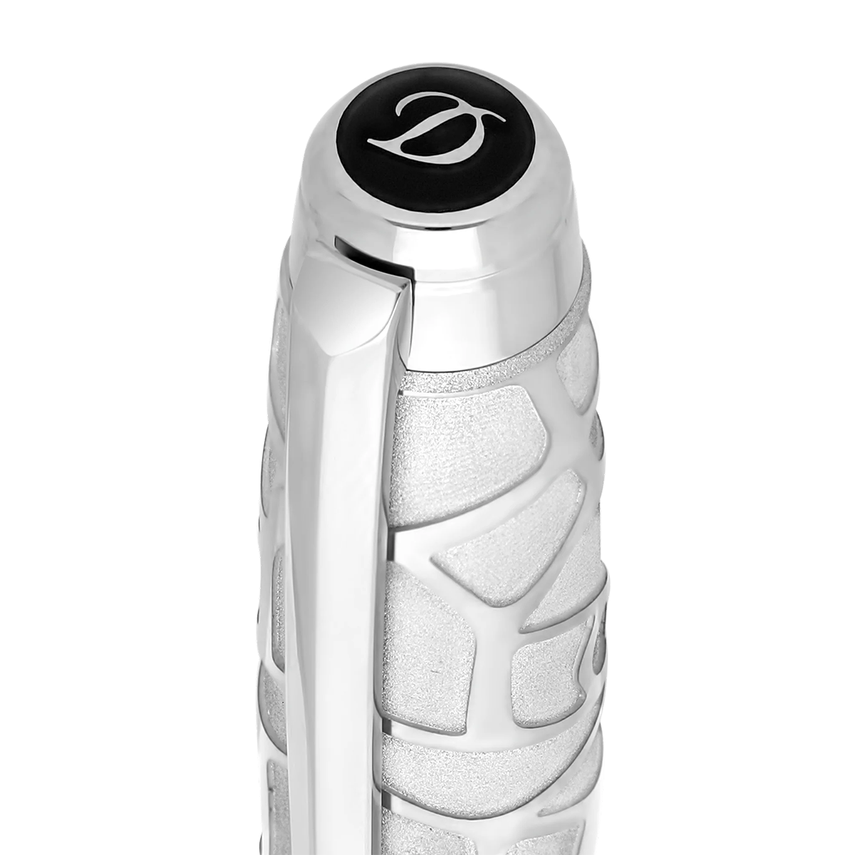 S T Dupont Line D Eternity Fountain Pen - Limited Edition - Orlinski Silver - Palladium Trim (Large)-Pen Boutique Ltd