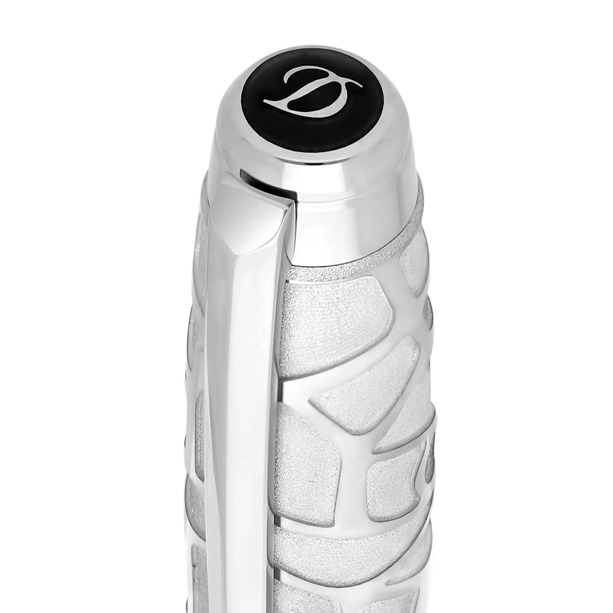 S T Dupont Line D Eternity Fountain Pen - Limited Edition - Orlinski Silver - Palladium Trim (Large) - Pen Boutique Ltd