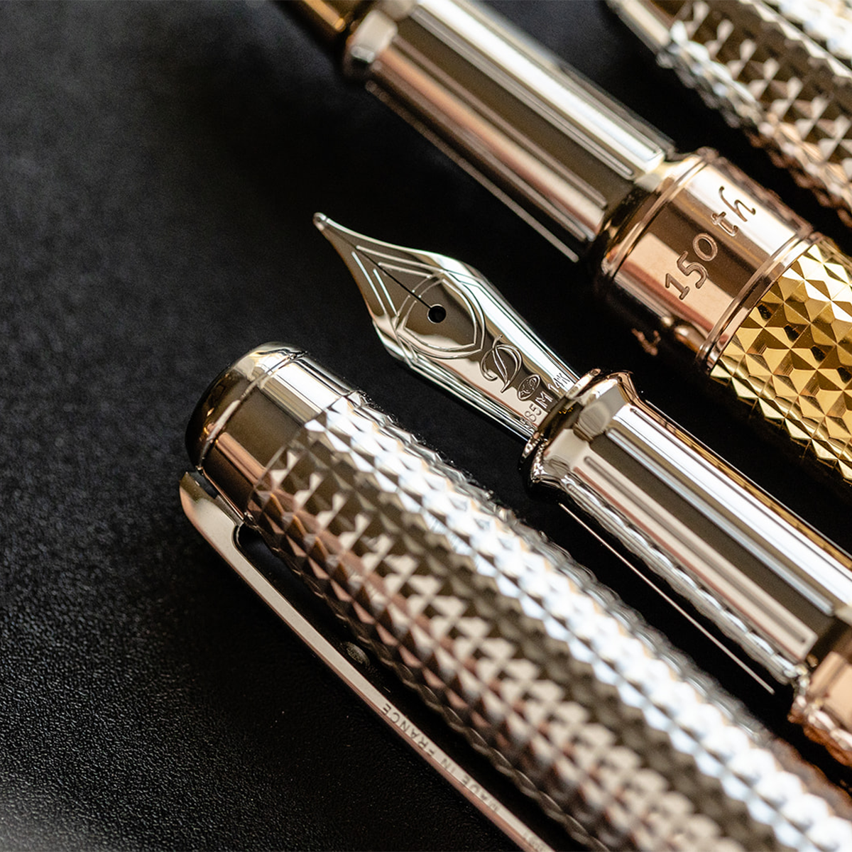 S T Dupont Line D Fountain Pen - Eternity Golden Hour (Large)-Pen Boutique Ltd