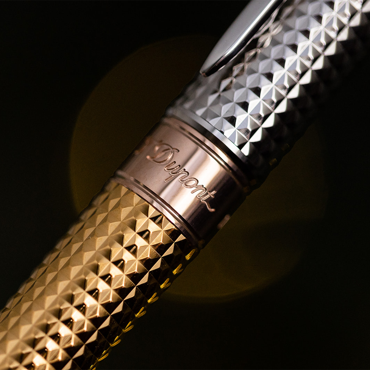 S T Dupont Line D Fountain Pen - Eternity Golden Hour (Large)-Pen Boutique Ltd