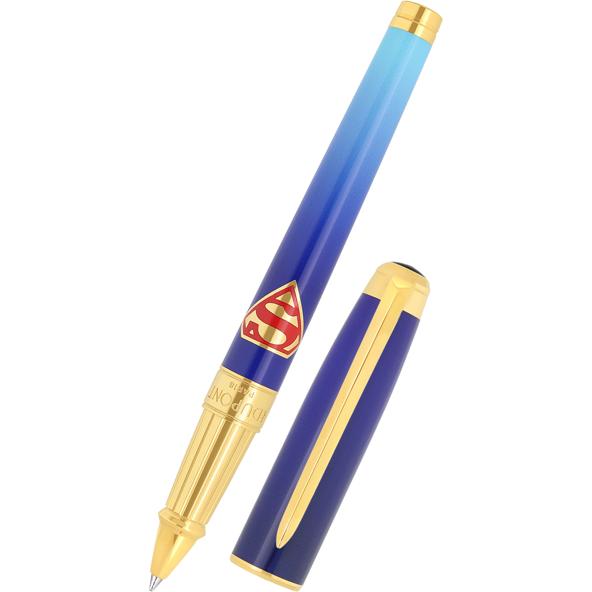 S T Dupont Line D Rollerball Pen - Eternity Superman (Large)-Pen Boutique Ltd