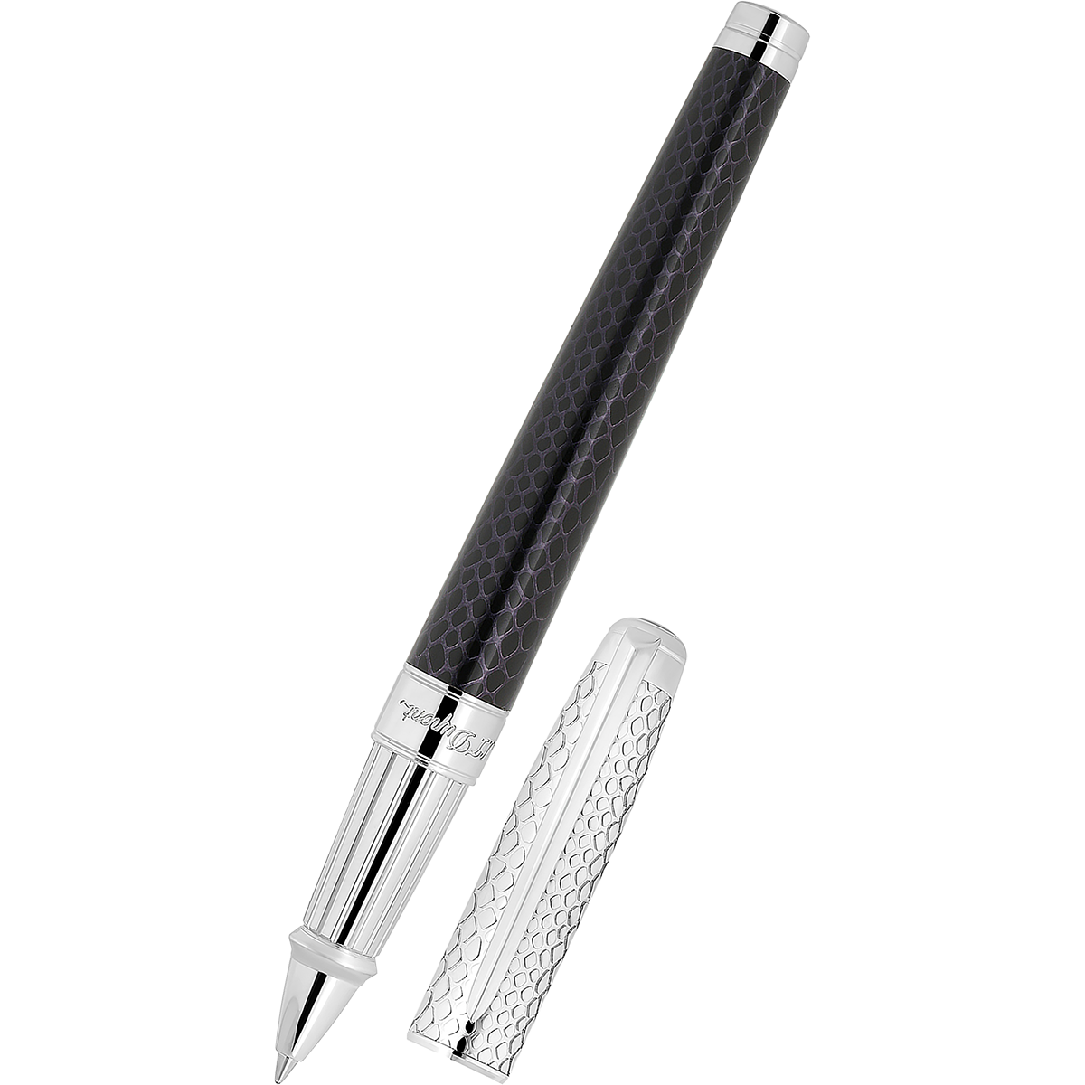 S T Dupont Line D Rollerball Pen - Wild Eternity - Black (Large)-Pen Boutique Ltd