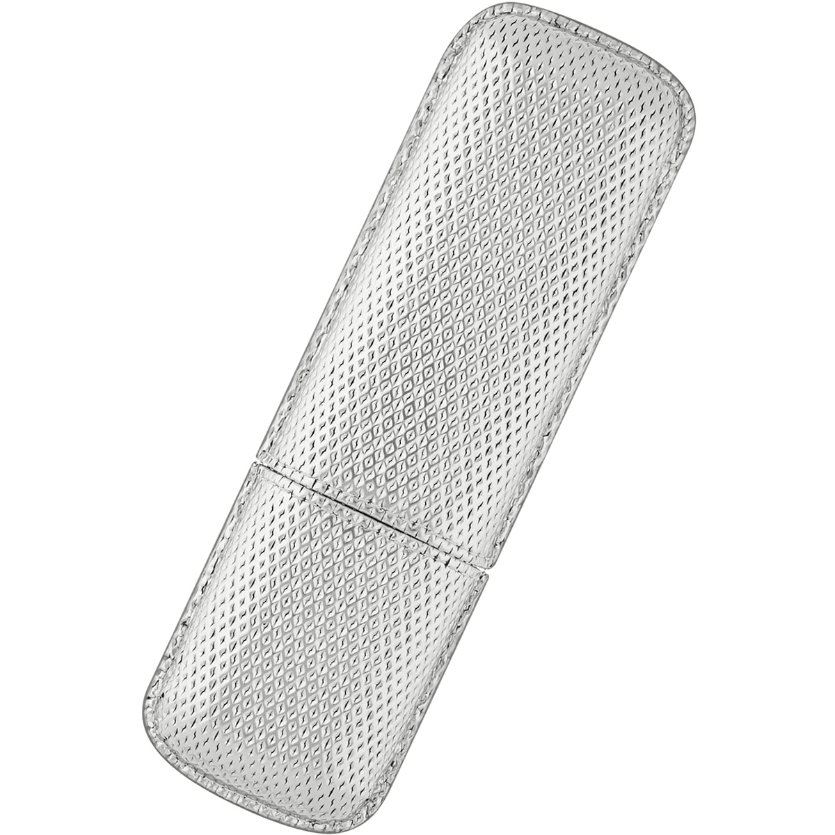 S T Dupont Rigid Two Pen Case - Silvery Mess - Pen Boutique Ltd