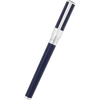 S T Dupont D-Initial Rollerball Pen - Blue - Chrome Trim-Pen Boutique Ltd