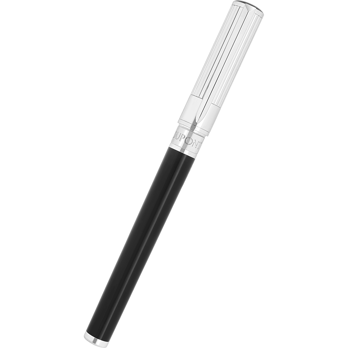 S T Dupont D - Initial Rollerball Pen - Duo Tone - Chrome Trim - Pen Boutique Ltd