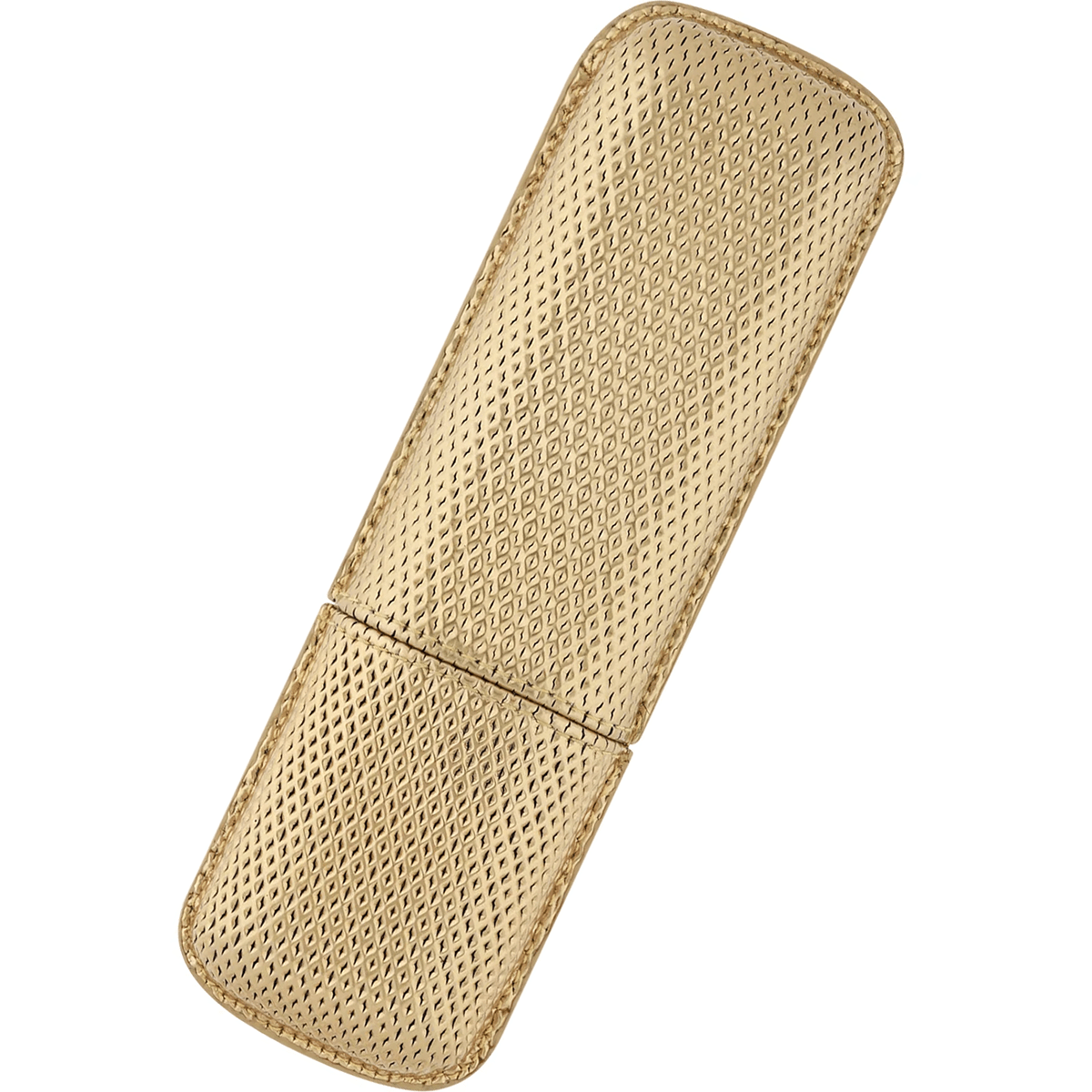 S T Dupont Rigid Two Pen Case - Golden Mess - Pen Boutique Ltd