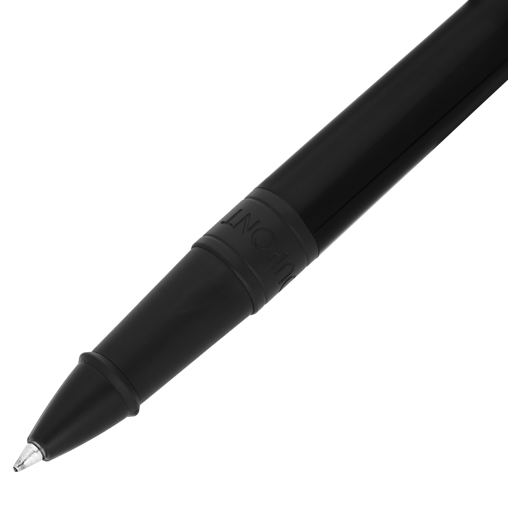 S T Dupont D-Initial Rollerball Pen - Black - Matte Black Trim-Pen Boutique Ltd