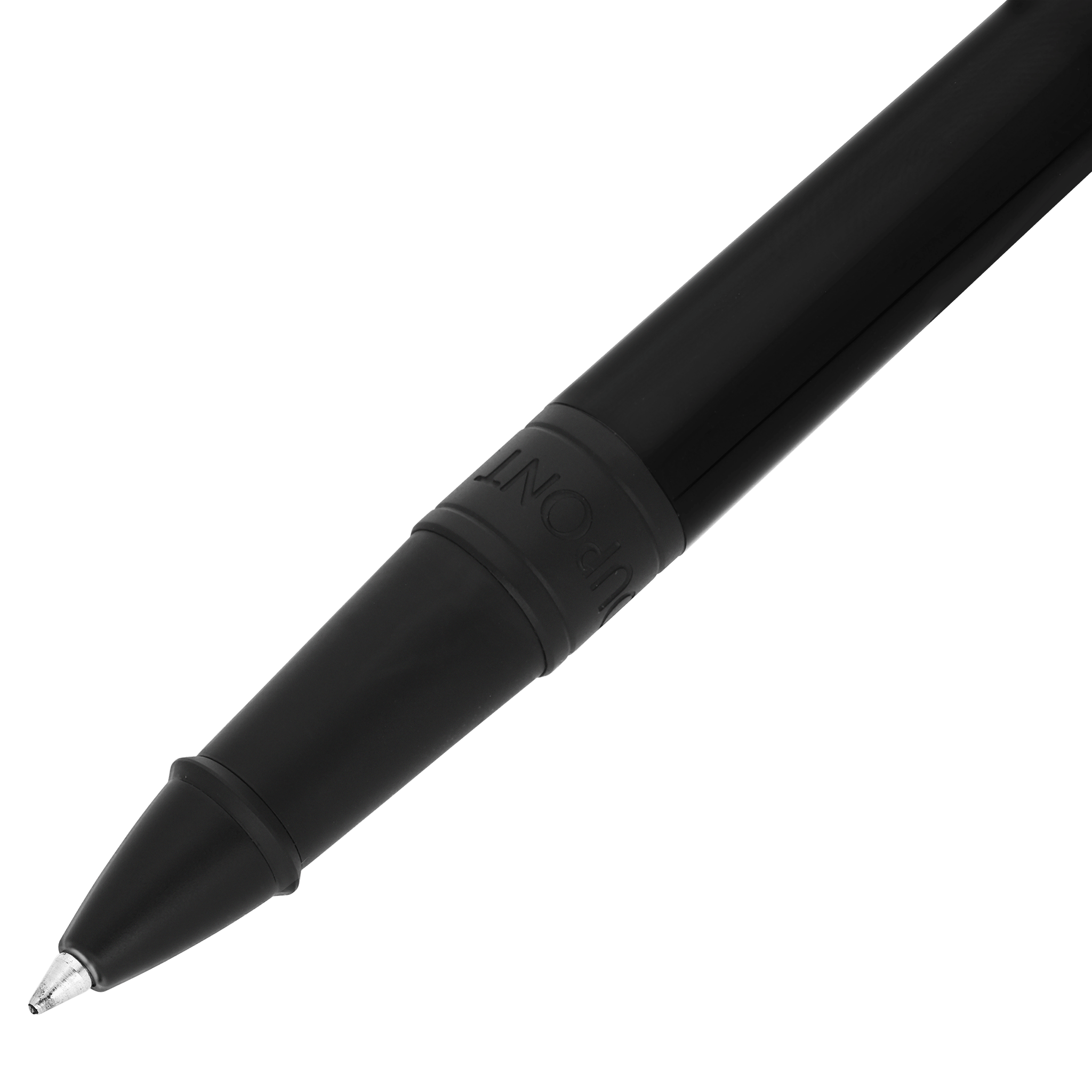 S T Dupont D - Initial Rollerball Pen - Black - Matte Black Trim - Pen Boutique Ltd