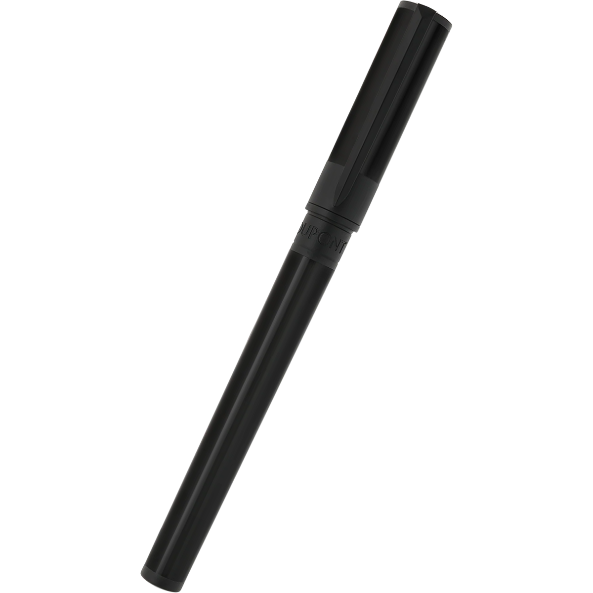 S T Dupont D-Initial Rollerball Pen - Black - Matte Black Trim-Pen Boutique Ltd