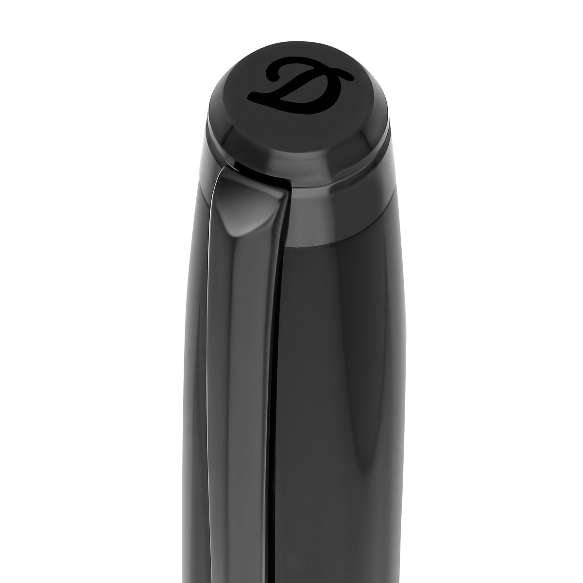 S T Dupont Line D Rollerball Pen - Eternity - Silky Black (Large)-Pen Boutique Ltd