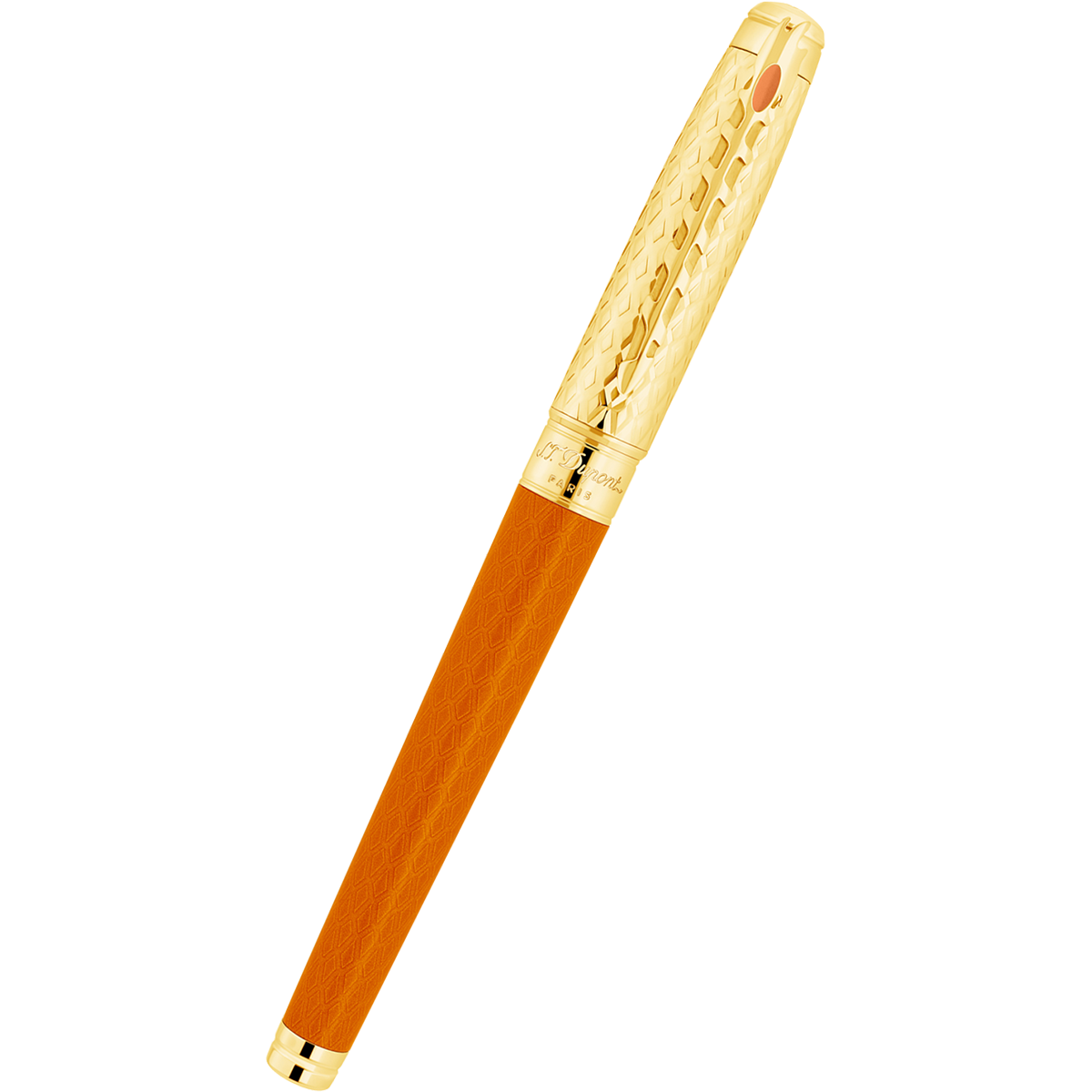 S T Dupont Line D Rollerball Pen - Eternity Game of Thrones - Fire Orange (Large)-Pen Boutique Ltd