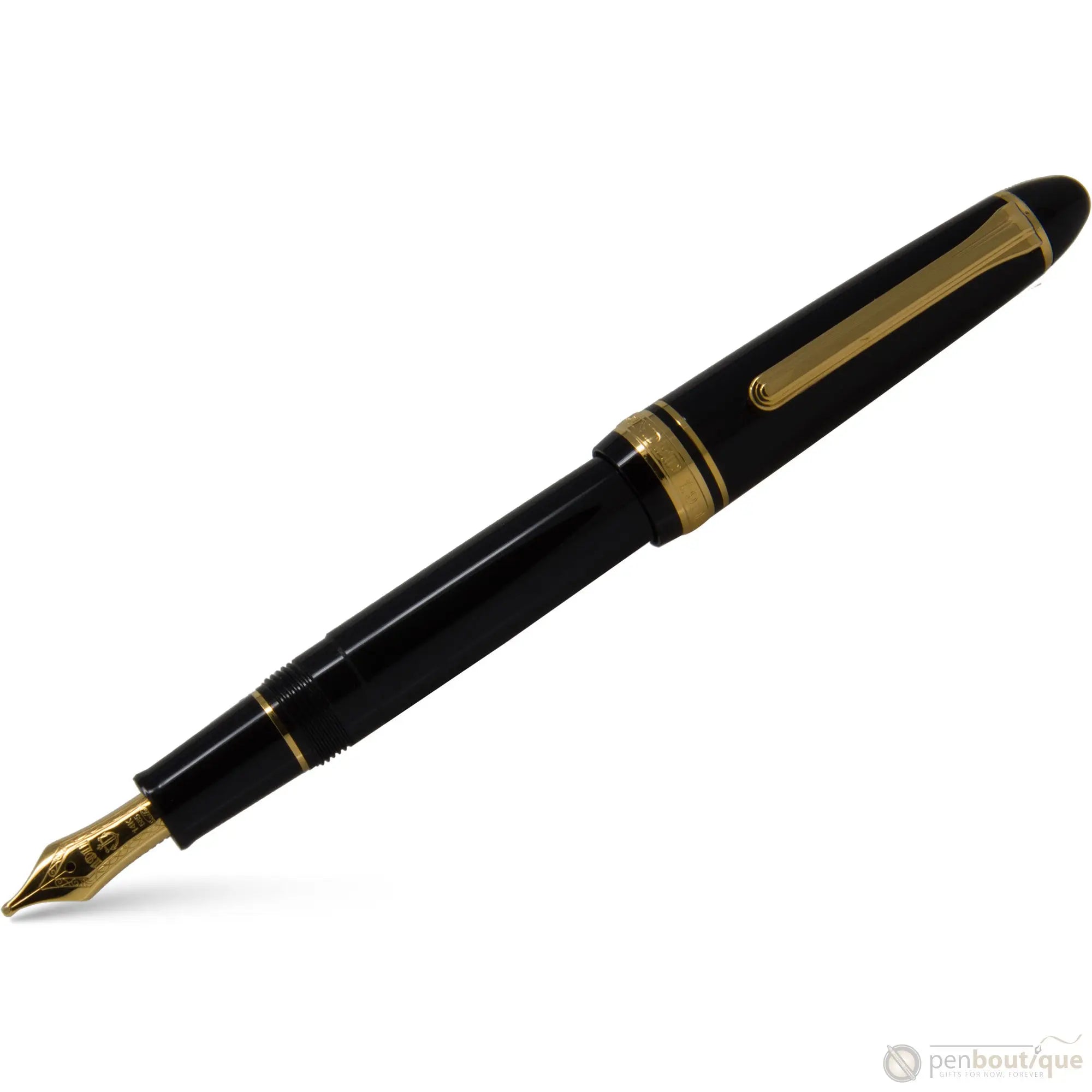 Sailor 1911S Gold accents 14kt Gold Black Fountain Pen-Pen Boutique Ltd