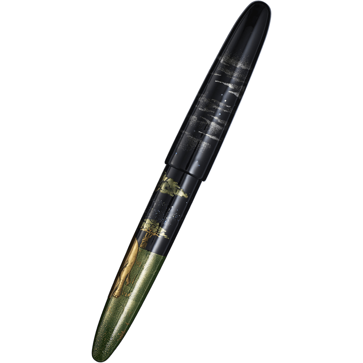 Sailor Bespoke Fountain Pen - King of Pens - Elephant in the Moonlight (Limited Edition) - Pen Boutique Ltd