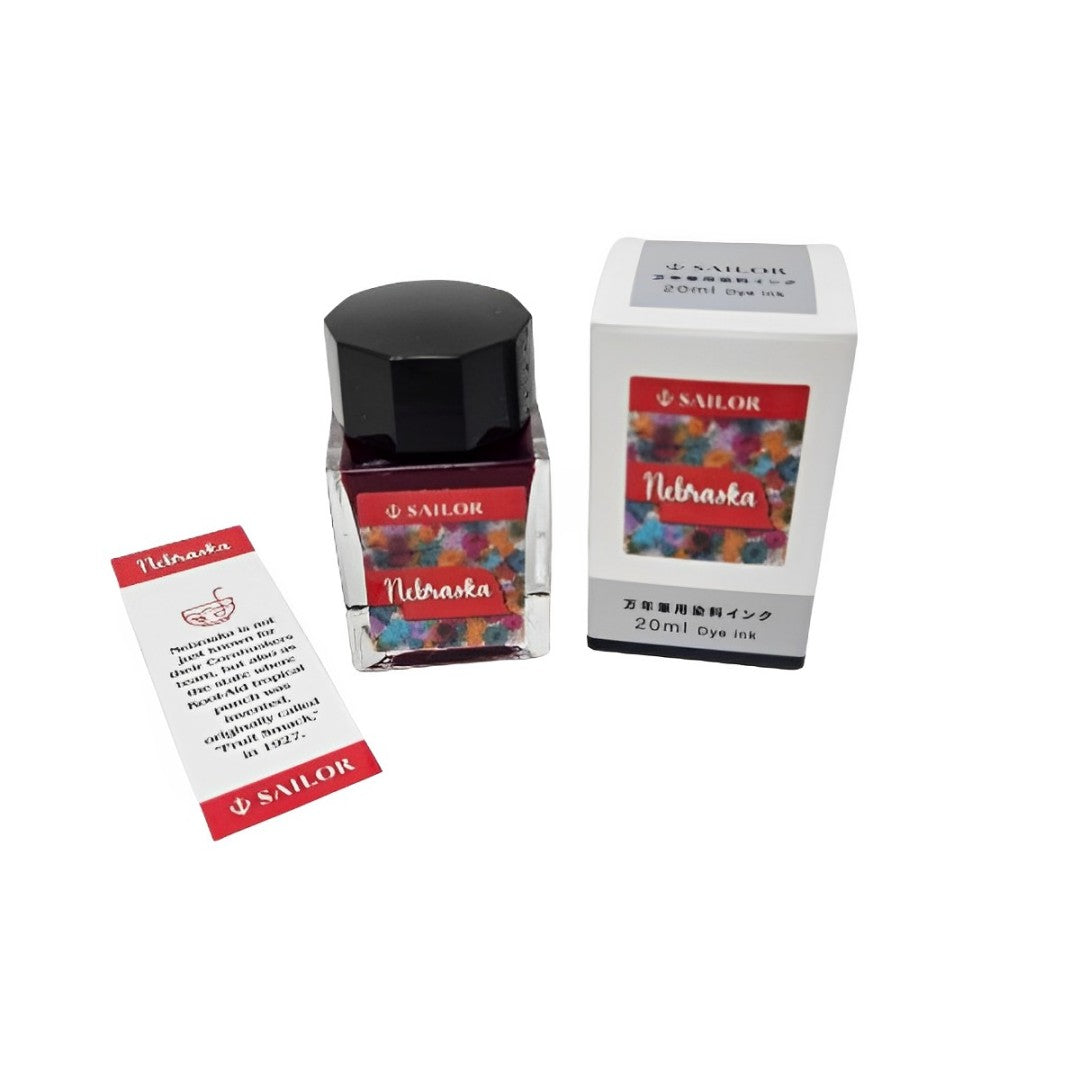 Sailor Bottled Ink - USA State - Nebraska - 20ml-Pen Boutique Ltd