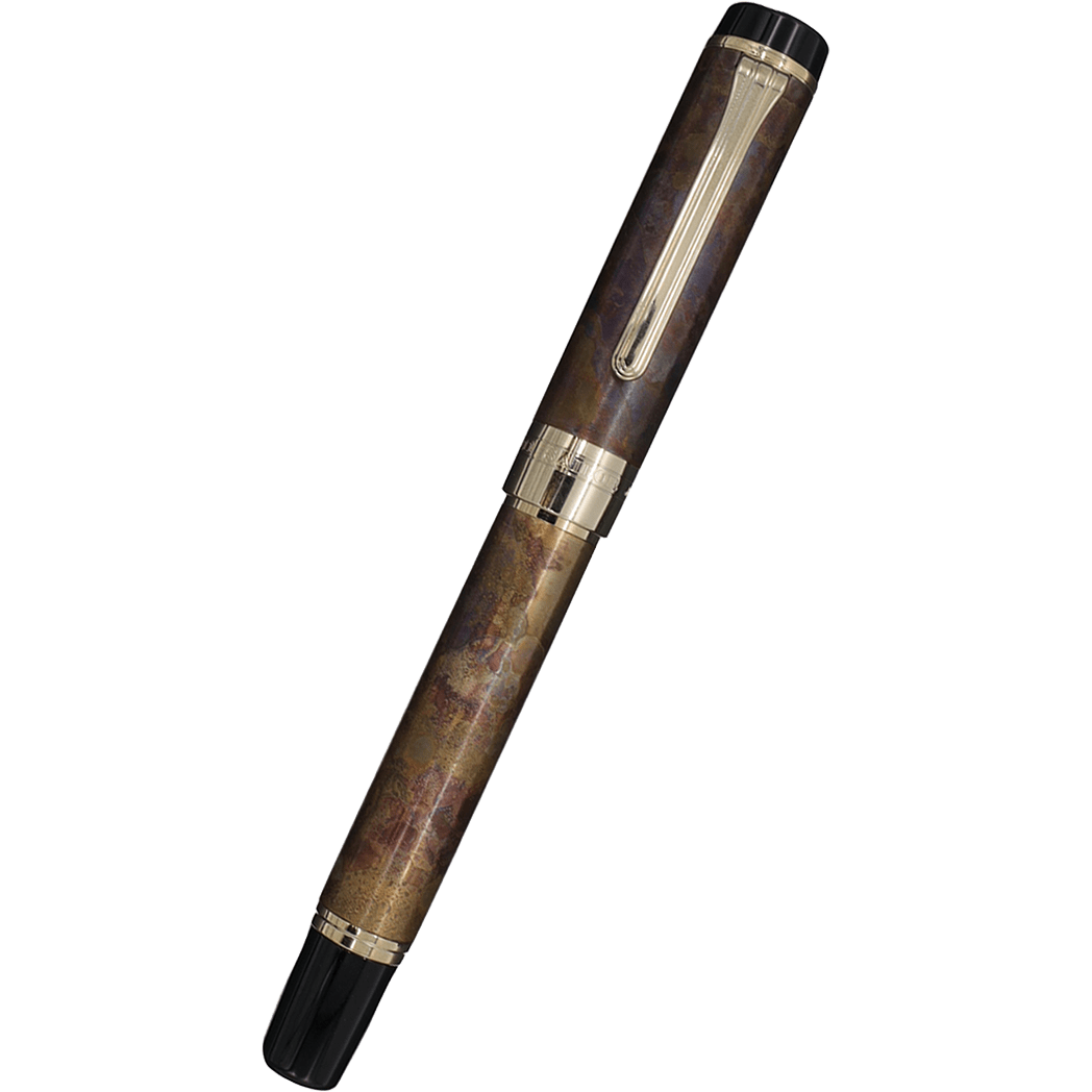 Sailor Cylint Patina Fountain Pen - Brown Patina Hanmon - Kujiyau - 21K-Pen Boutique Ltd