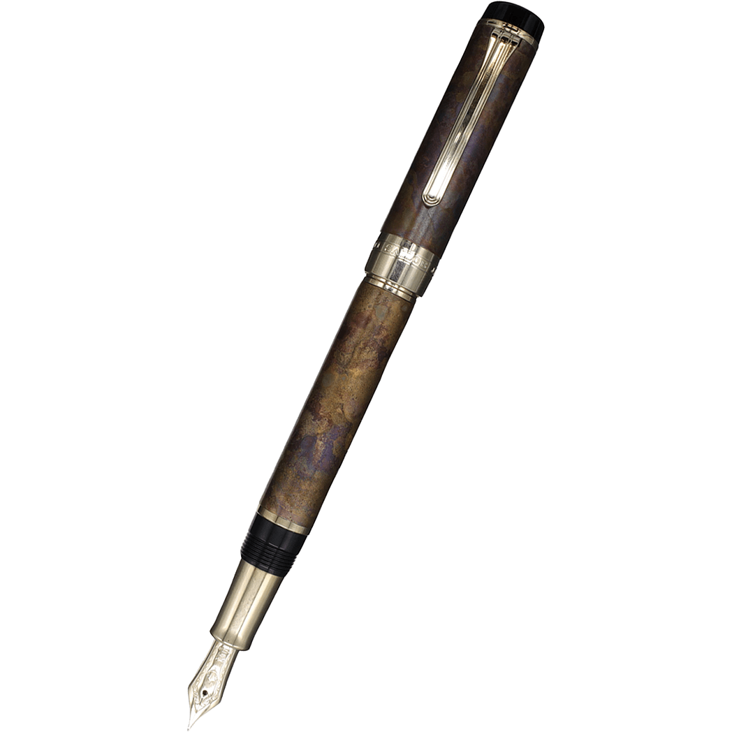 Sailor Cylint Patina Fountain Pen - Brown Patina Hanmon - Kujiyau - 21K-Pen Boutique Ltd