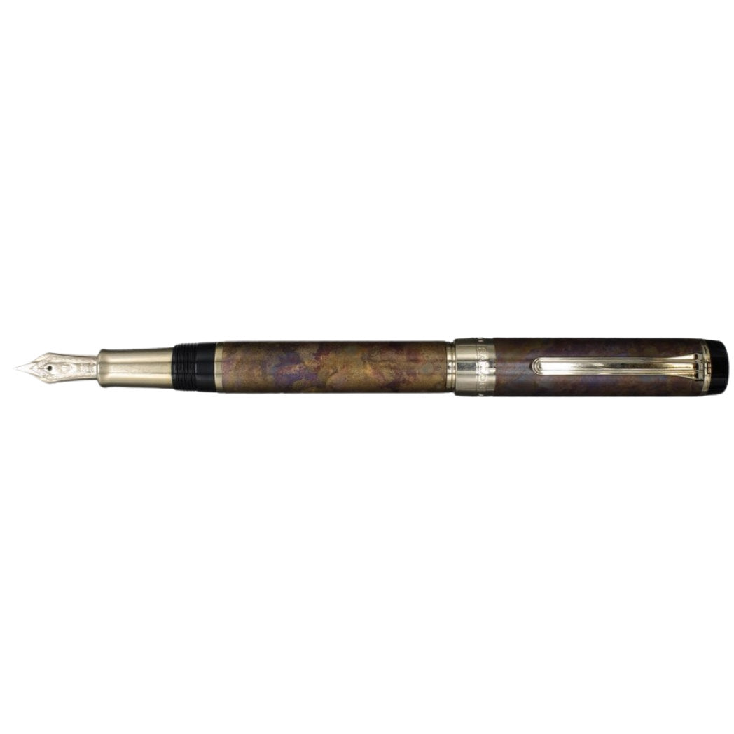 Sailor Cylint Patina Fountain Pen - Brown Patina Hanmon - Kujiyau - 21K-Pen Boutique Ltd