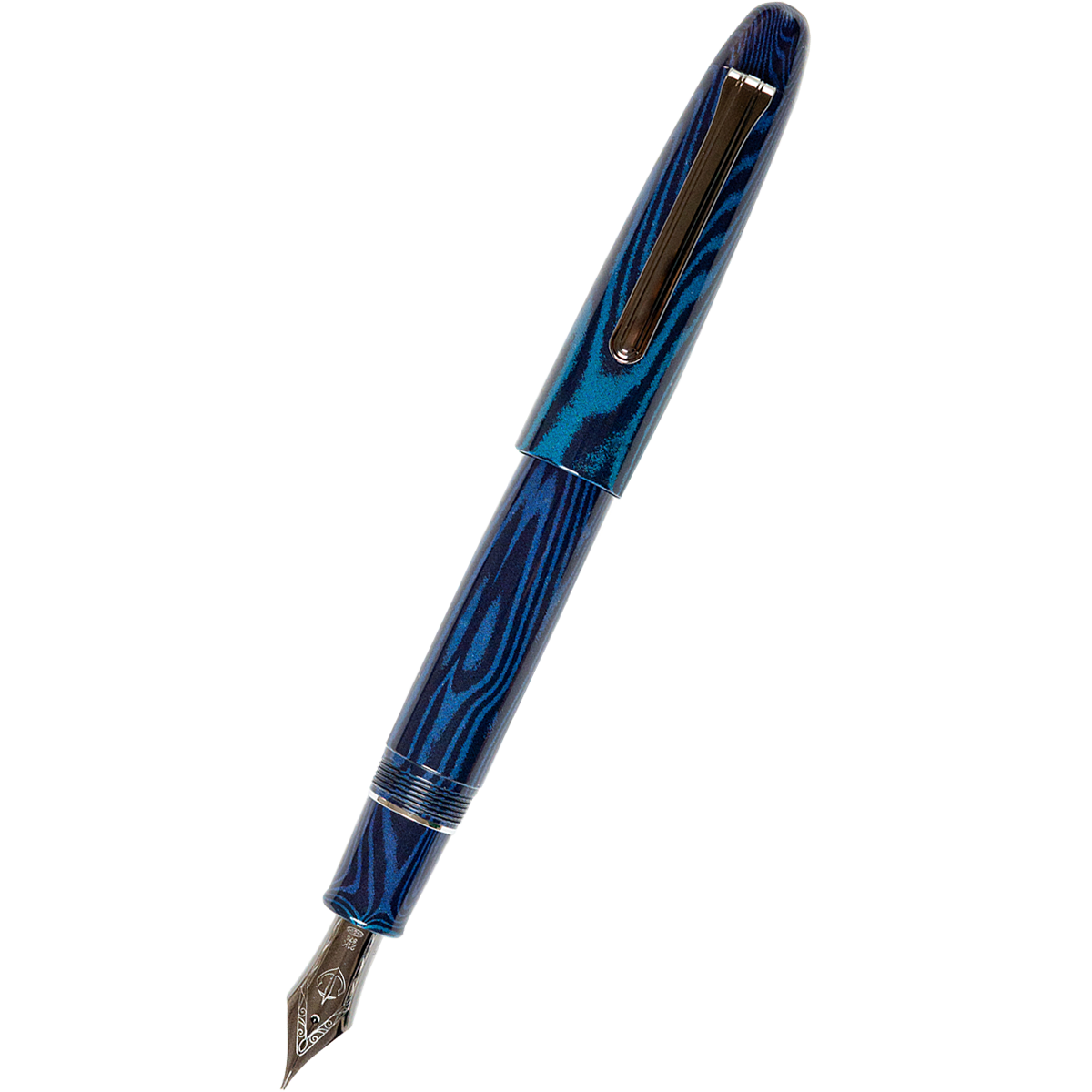 Sailor Ebonite Fountain Pen - King of Pens - Blue Phoenix (North America Exclusive)-Pen Boutique Ltd