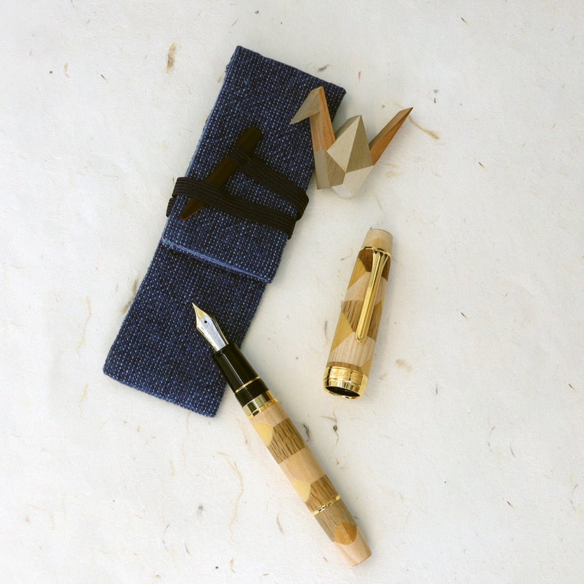 Sailor Fountain Pen - Commemorative - 115th Anniversary Hiroshima Yosegi Zaiku (Limited Edition) - Pen Boutique Ltd