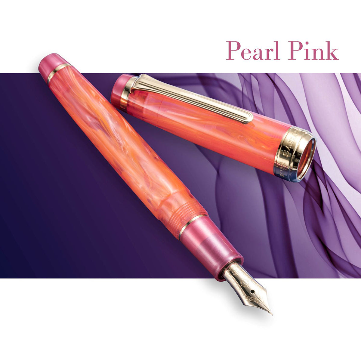 Sailor Professional Gear Fountain Pen - Limited Edition - Veilio Tone Pearl Pink (Bespoke Dealer Exclusive)-Pen Boutique Ltd