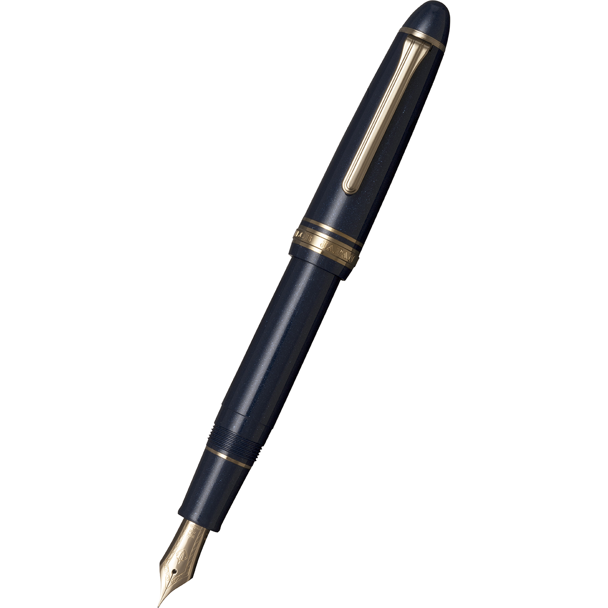 Sailor 1911L Fountain Pen - Shining Blue - 18K Gold Trim-Pen Boutique Ltd