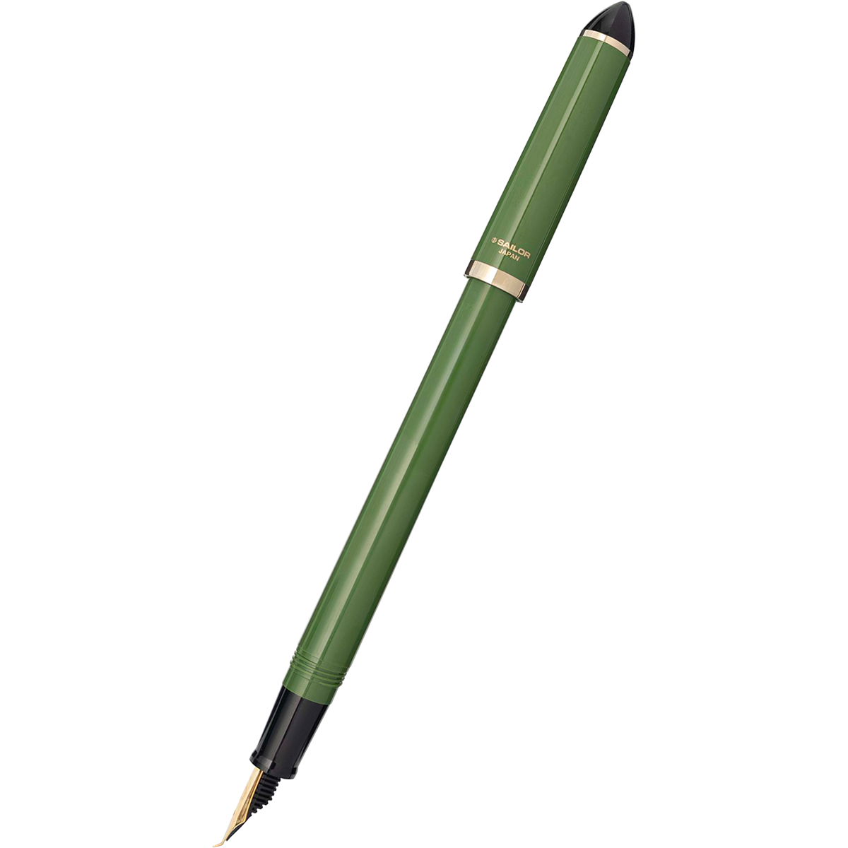 Sailor Compass Calligraphy Pen - Fude De Mannen - Dark Green - 55 degree-Pen Boutique Ltd