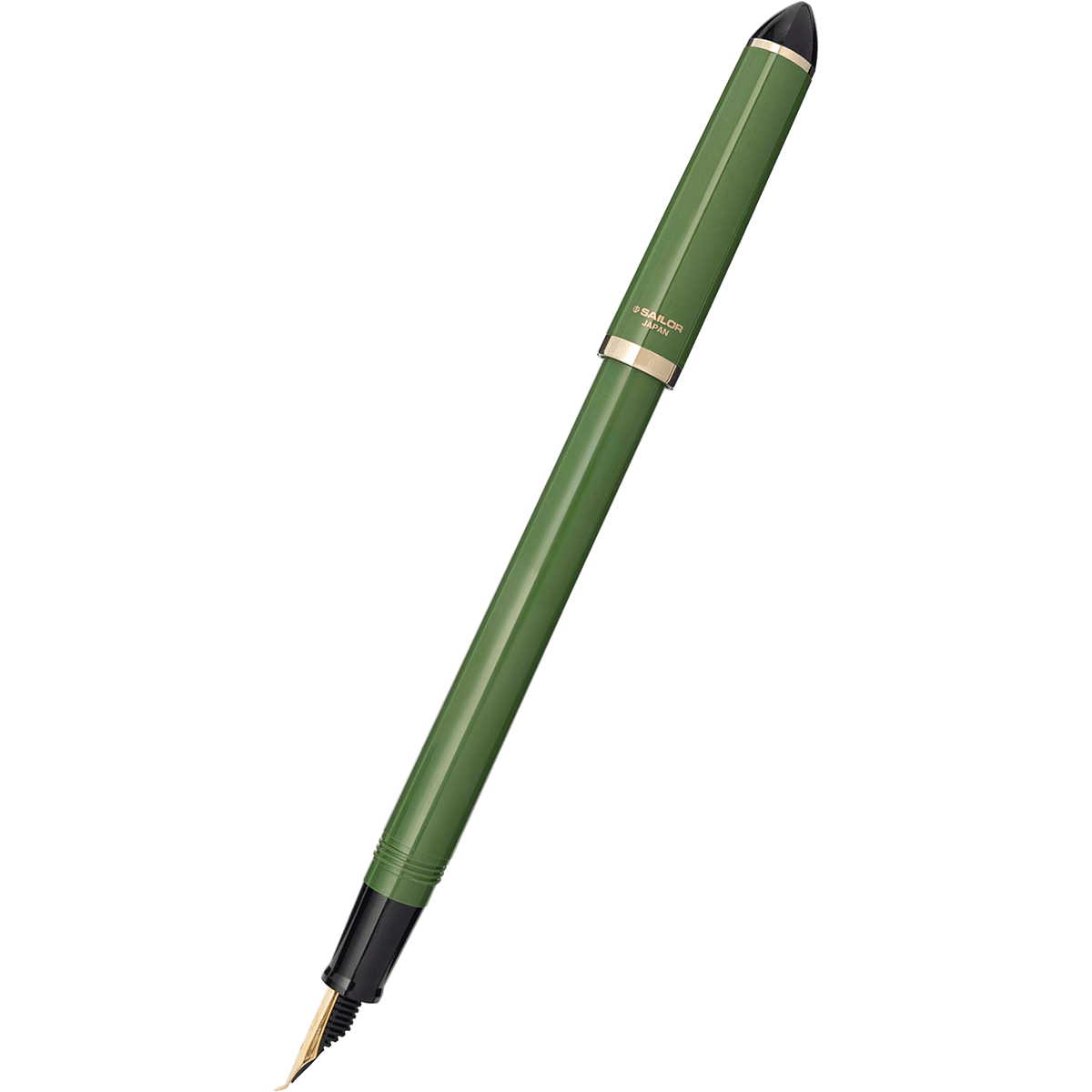 Sailor Compass Calligraphy Pen - Fude De Mannen - Dark Green - 55 degree - Pen Boutique Ltd