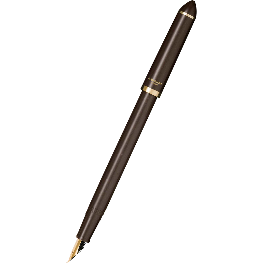 Sailor Compass Calligraphy Pen - Fude De Mannen - Pearl Brown - 40 degree-Pen Boutique Ltd