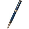 Sailor Cylint Fountain Pen - Niigata Shikki Lapis Lazuli Blue - Gold IP-Pen Boutique Ltd